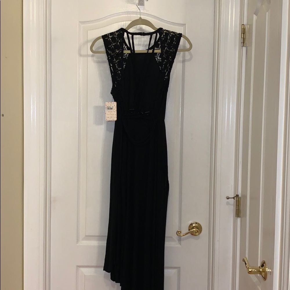 Free People Black Asymmetrical Dress - Picture 6 of 7